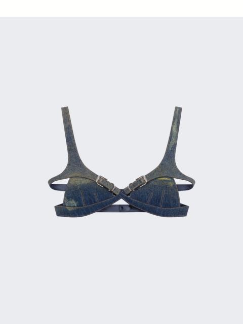 Givenchy Crossed Front Bra Military Blue