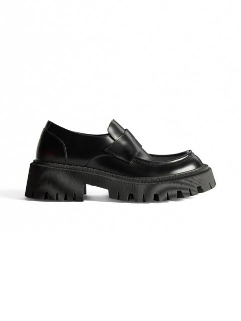 BALENCIAGA Women's Tractor Loafer  in Black