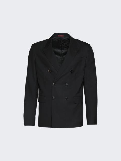 GUCCI Double Breasted Jacket Black