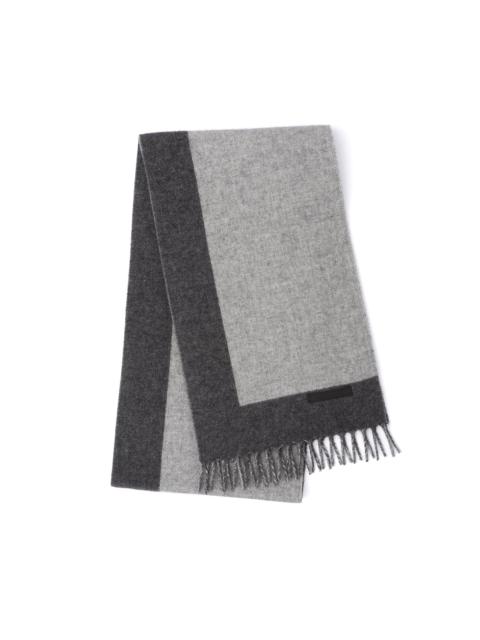 Prada Two-tone intarsia cashmere scarf