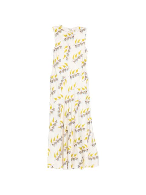 ULLA JOHNSON Gaea floral sleeveless maxi dress