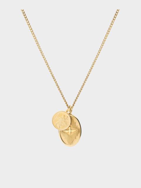 Miansai Miansai Gold Mini Dove Pendant Necklace