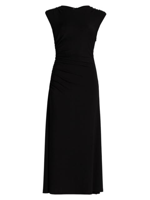 Proenza Schouler Women's Mimi Crêpe Jersey Midi-Dress - Black