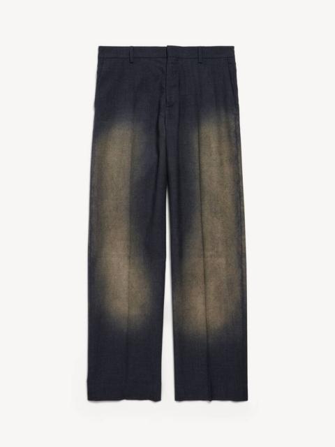 Men's Faded Tailored Pants in Anthracite