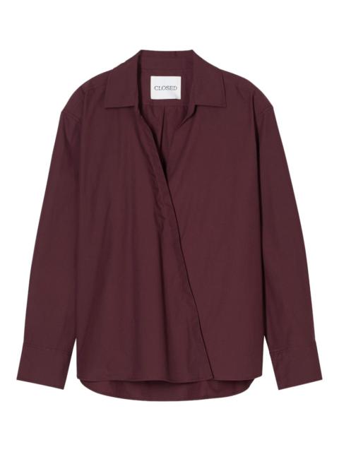 CLOSED asymmetric-button-up shirt
