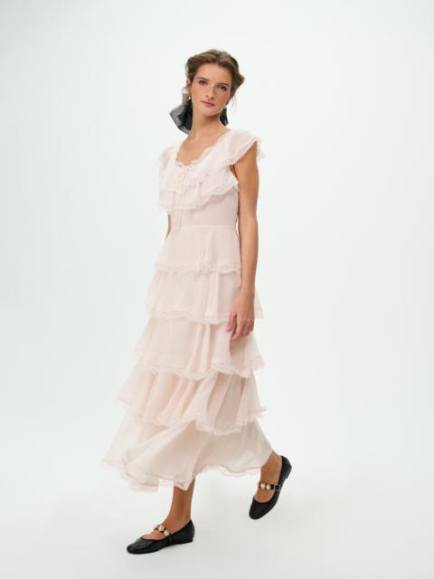 For Love & Lemons Taylor Midi Dress