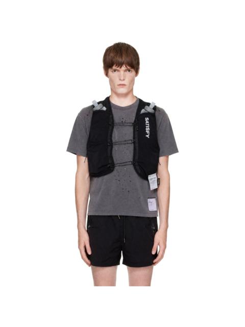 SATISFY Black TechSilk Drift Cordura 5L Hydration Vest