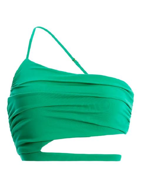Agua by Agua Bendita asymmetric cutout ventura bikini top