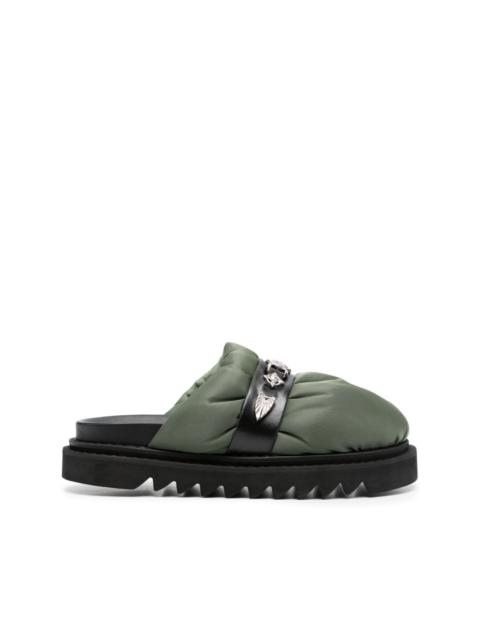TOGA VIRILIS stud-embellished slip-on mules