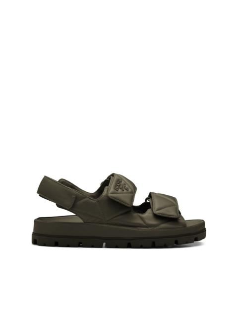 Prada Padded nappa leather sandals