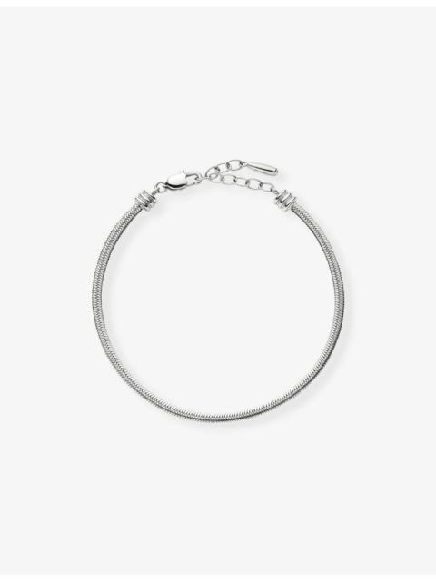 MISSOMA Thin Snake Platinum PVD-Plated Stainless Steel Chain Bracelet