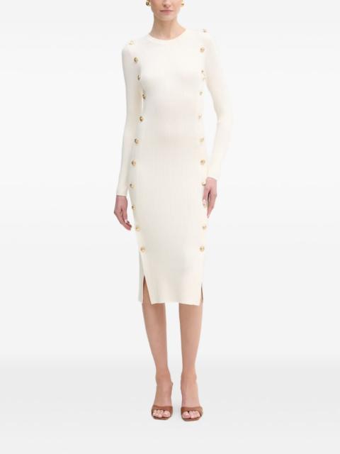 GUESS USA ribbed-knit midi dress