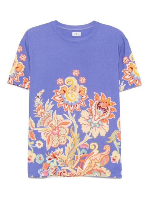Etro floral-print paisley T-shirt