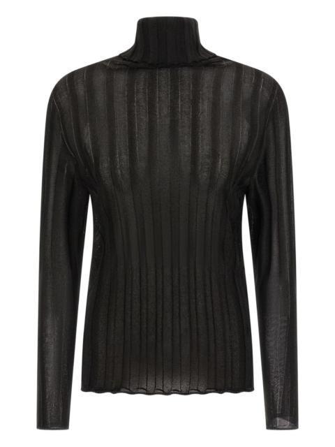 FABIANA FILIPPI ribbed lurex sweater