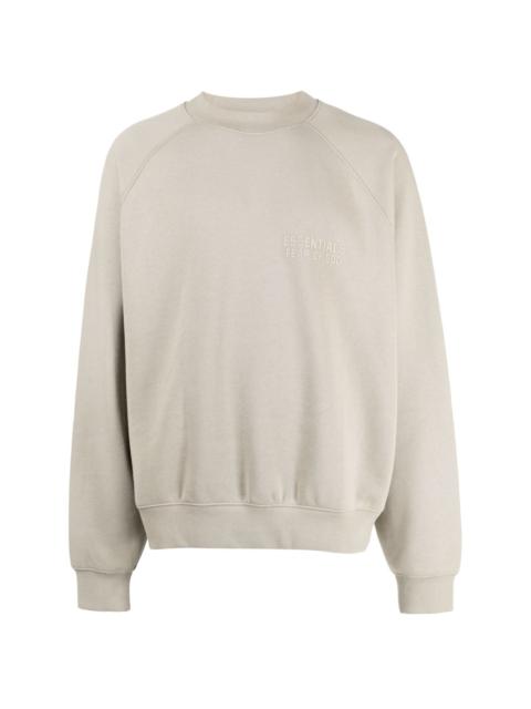 raglan-sleeve cotton-blend sweatshirt