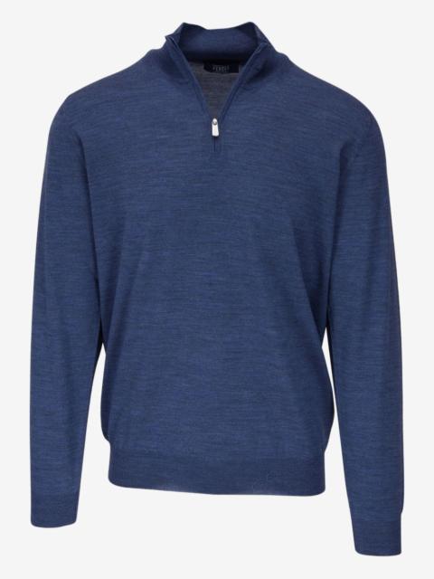 FEDELI half-zip wool sweater