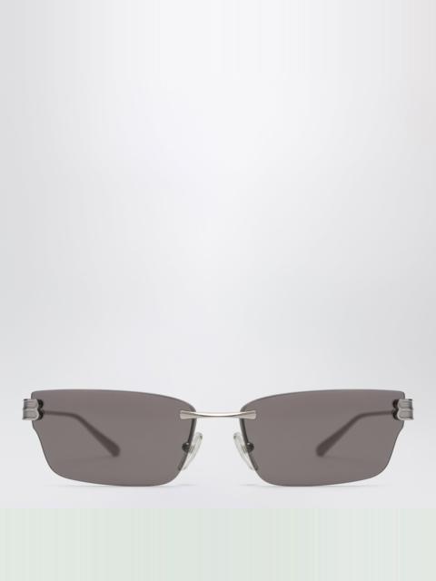 BALENCIAGA Gossip rectangular Silver/Black sunglasses