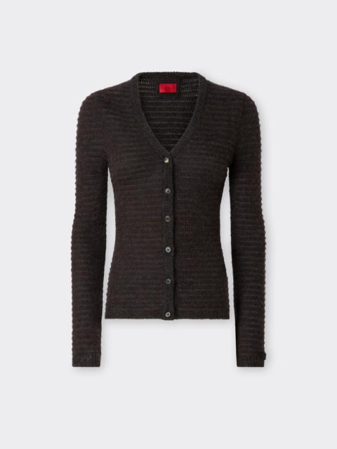 Ferrari V-neck cardigan in wool blend