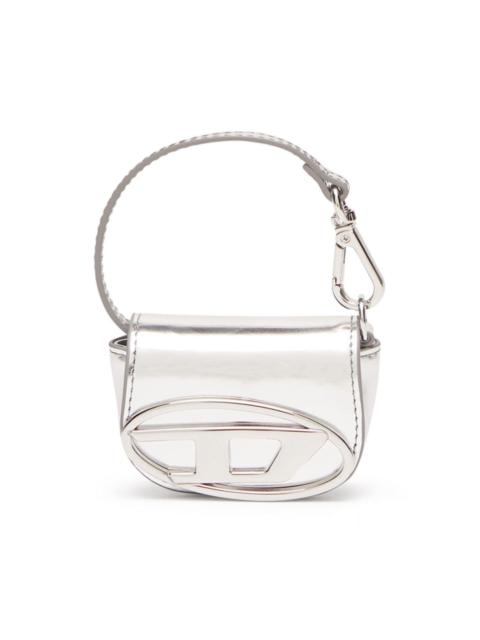 Diesel metallic leather bag charm