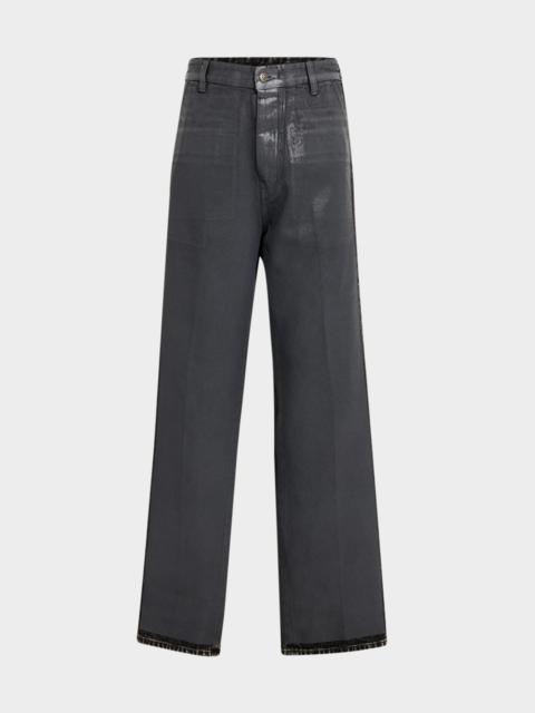 Men's D-Phant-Chino Coated Jeans