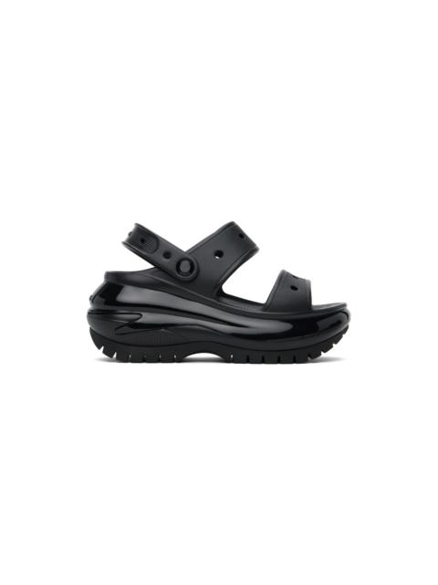 crocs Black Mega Crush Sandals