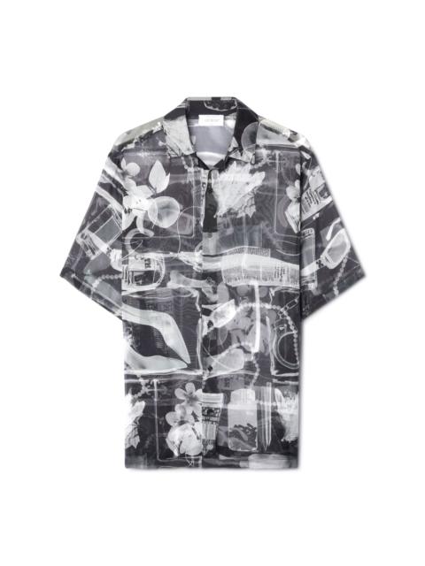 Xray Chiffon Bowling Shirt