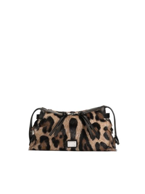 Dolce & Gabbana Vittoria leopard-print mini tote bag
