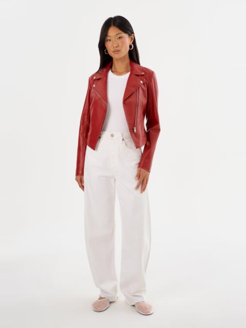 LAMARQUE PASCALE | Fitted Faux Leather Jacket