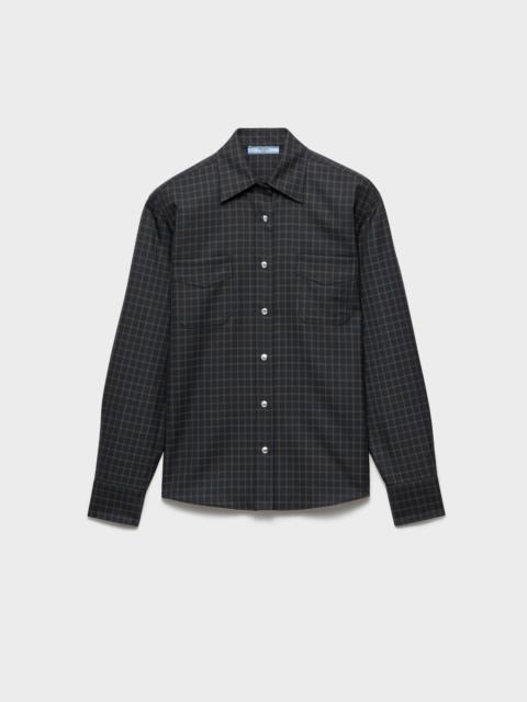 Prada Checked wool shirt