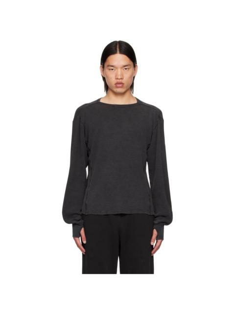 Black Thermal Long Sleeve T-Shirt