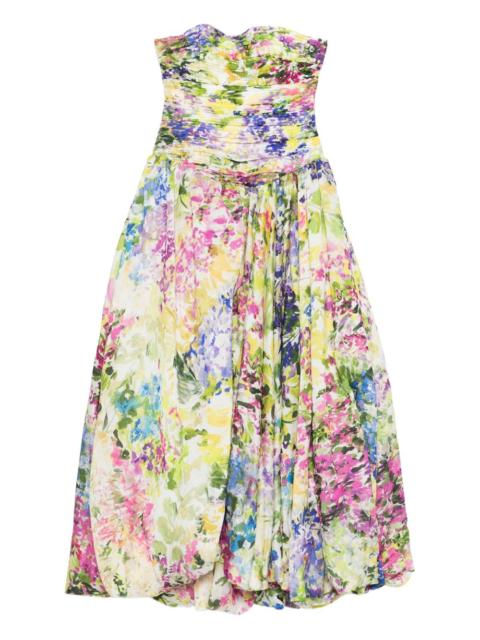 Aje. Dahlia floral-print gown dress