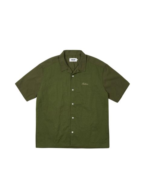 PALACE DOUBLE FACED SHIRT THE DEEP GREEN