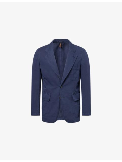 Drake's Single-Breasted Linen Games Blazer