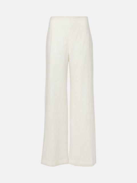 FAITHFULL Ilride high-rise linen wide-leg pants