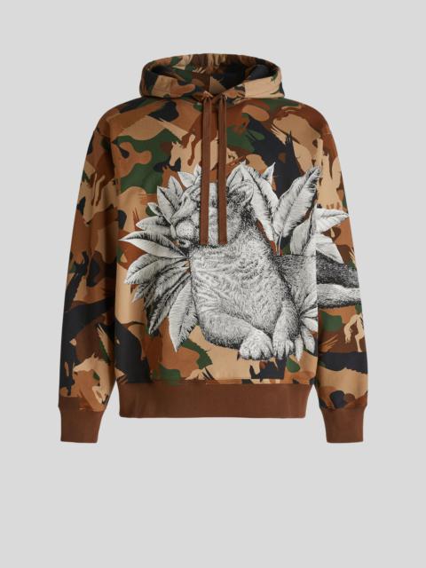 PEGASO PEGAFLYING JUNGLE PRINT SWEATSHIRT