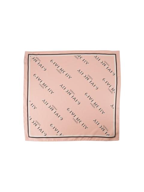 Givenchy logo-print silk scarf