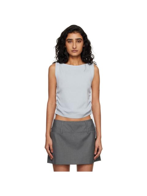 Dunst Blue Layering Knit Tank Top