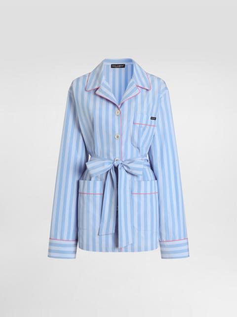 Dolce & Gabbana Striped vanity shirt