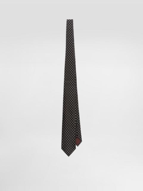 Dolce & Gabbana Polka dot jacquard tie