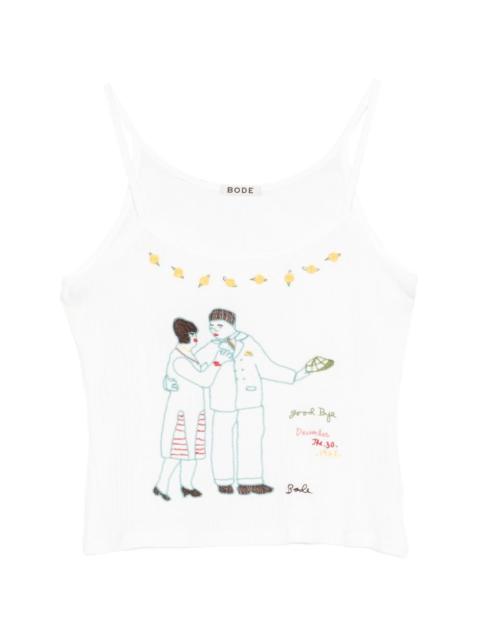 BODE Companion embroidered tank top