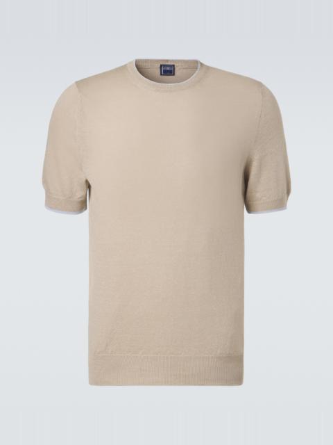 FEDELI Linen and cotton sweater