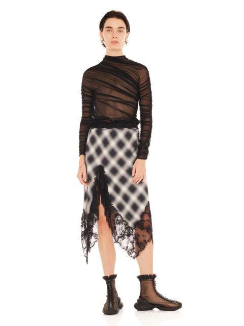 Collina Strada FOG PLAID WATERLILY SKIRT