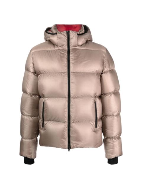 Herno hooded feather-down jacket