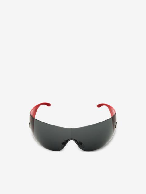 VERSACE shield-frame sunglasses