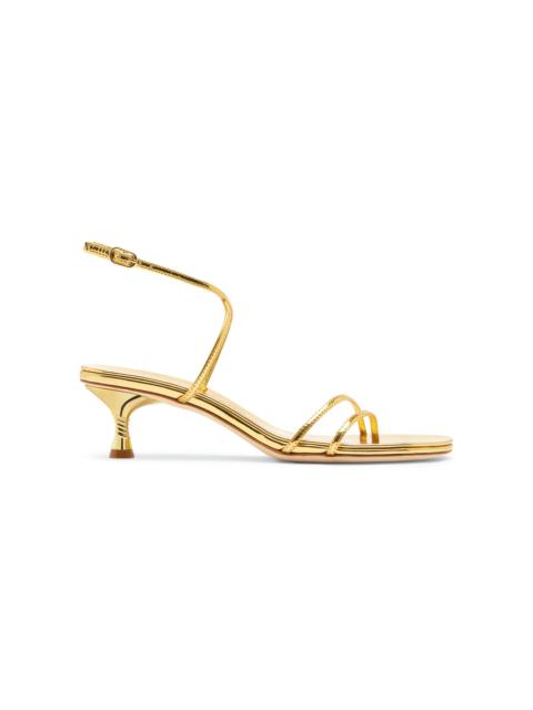 Studio Amelia Helix Leather Sandal gold