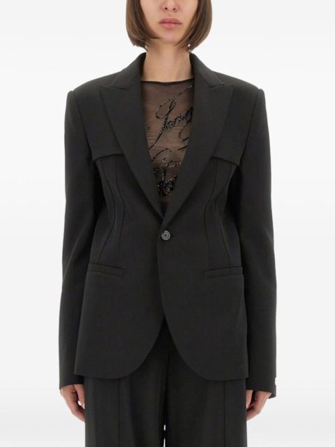 Jean Paul Gaultier peak-lapel blazer
