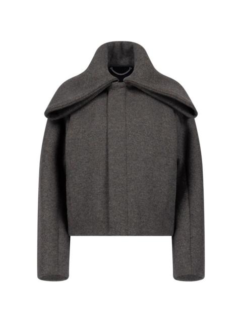Victoria Beckham folded-collar jacket