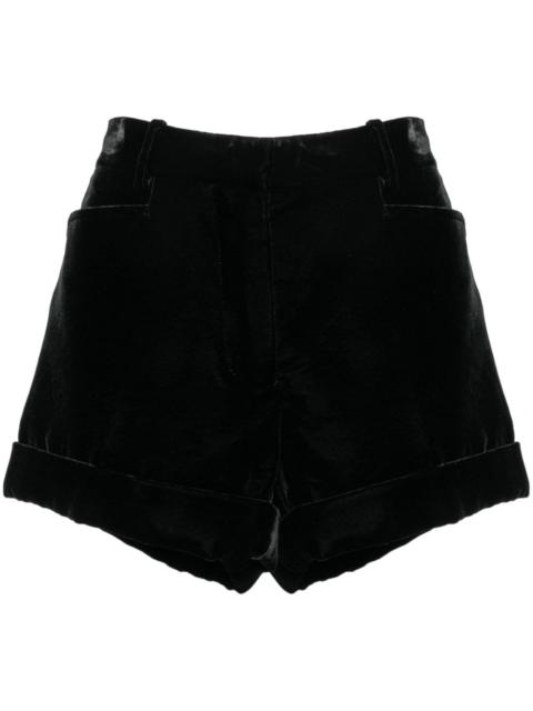 TOM FORD crushed velvet shorts