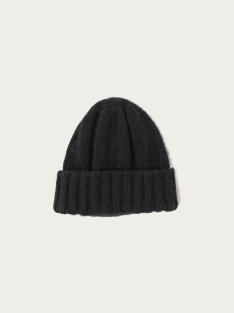 BEAMS PLUS Cashmere Rib Watch Cap - Black