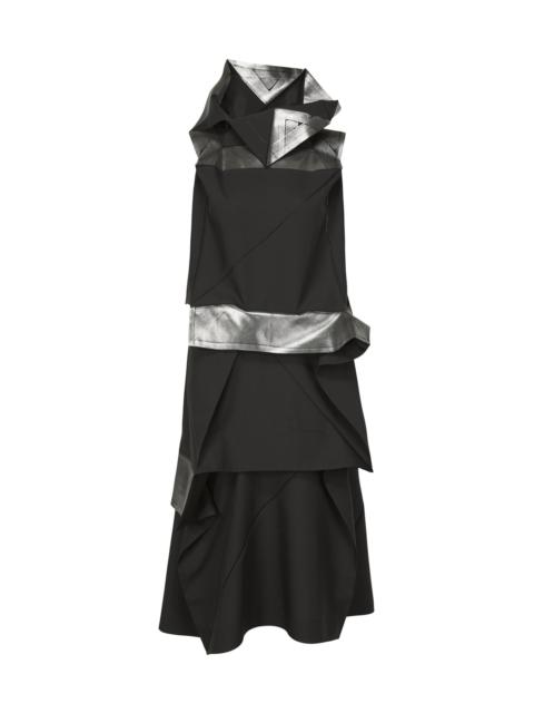 132 5. ISSEY MIYAKE BUILDING BLOCKS FOIL DRESS